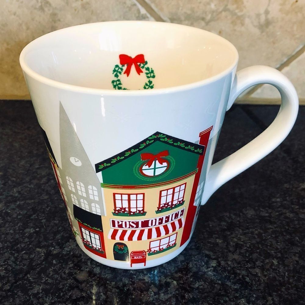 Christmas Holiday Village City Secret Celebrity Ceramic Mug Cup